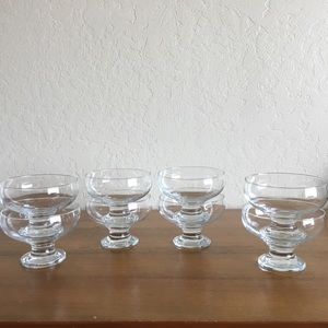 Set of eight dessert bowls. Crate and Barrel